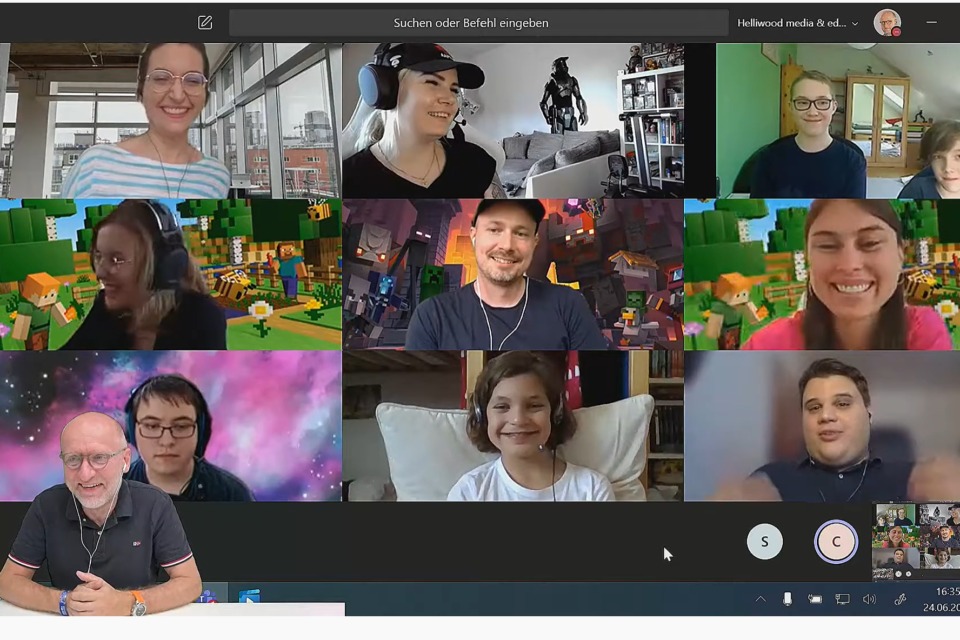 Screenshots vom Minecraft Bloghelden Wettbewerb