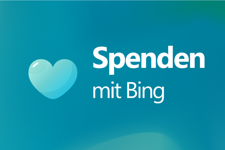 Logo Spenden mit Bing