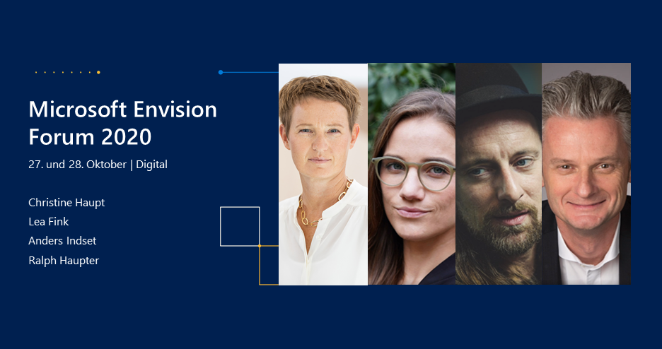 Christine Haupter, Lea Fink, Anders Indset, Ralph Haupter Invision Forum 2020