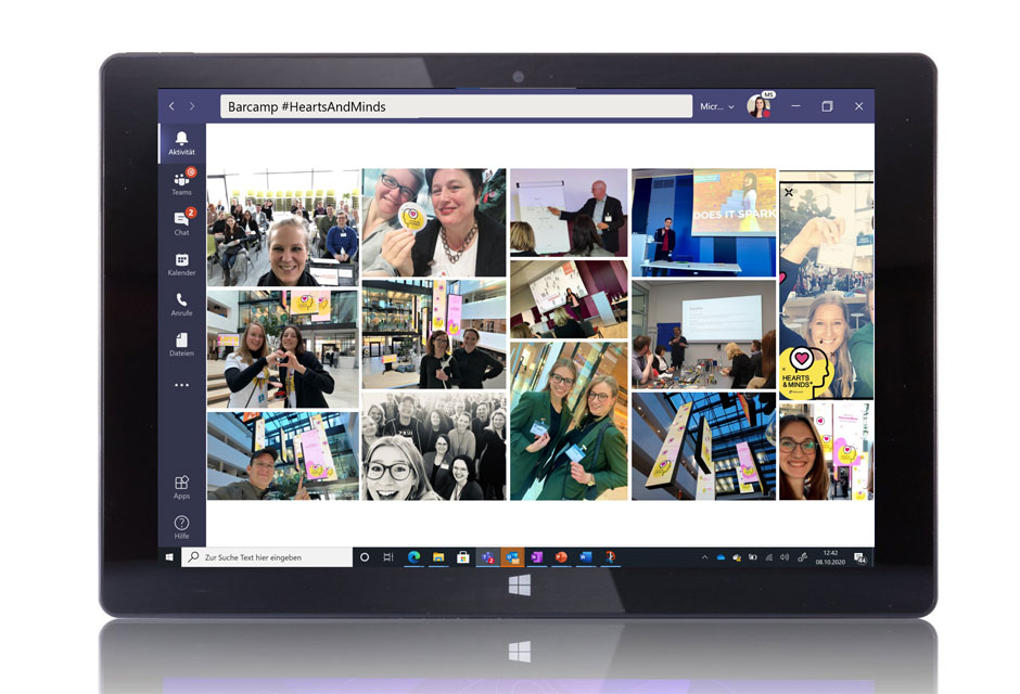Headergrafik Microsoft Teams Collage