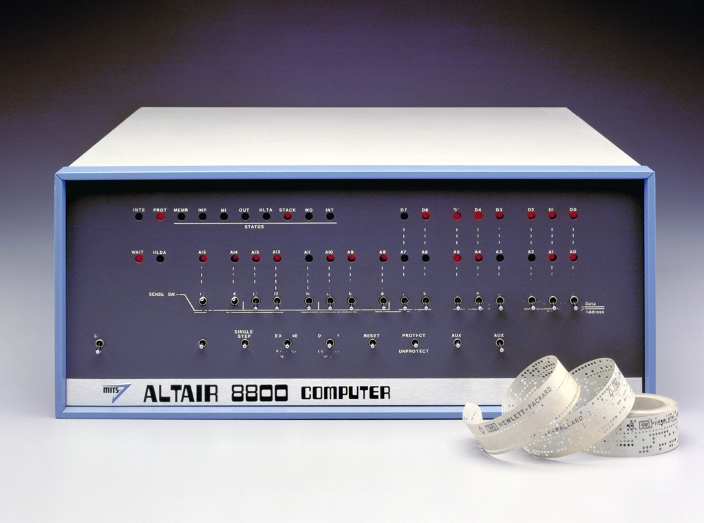Bild eines Altair 8800 Computer