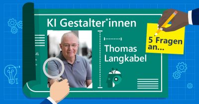 Papierbogen zeigt Thomas Langkabel, National Technology Officer bei Microsoft Deutschland