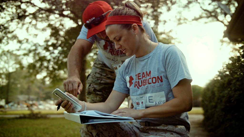 Members of Team Rubicon in the field