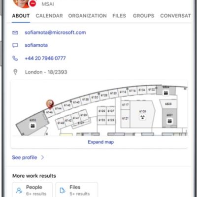 Microsoft Search en Bing móvil