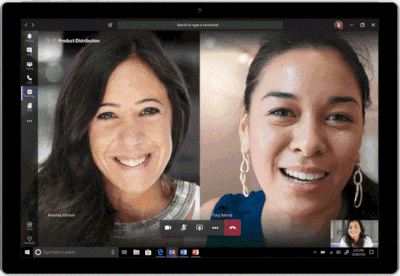 Reunión en videollamada de Microsoft Teams