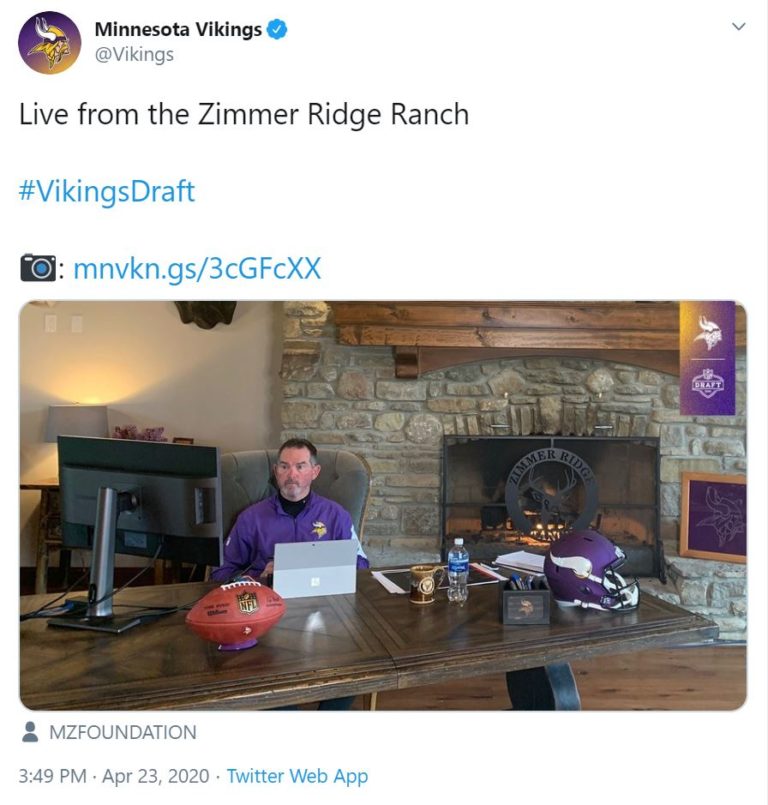 Tweet de los Minnesota Vikings
