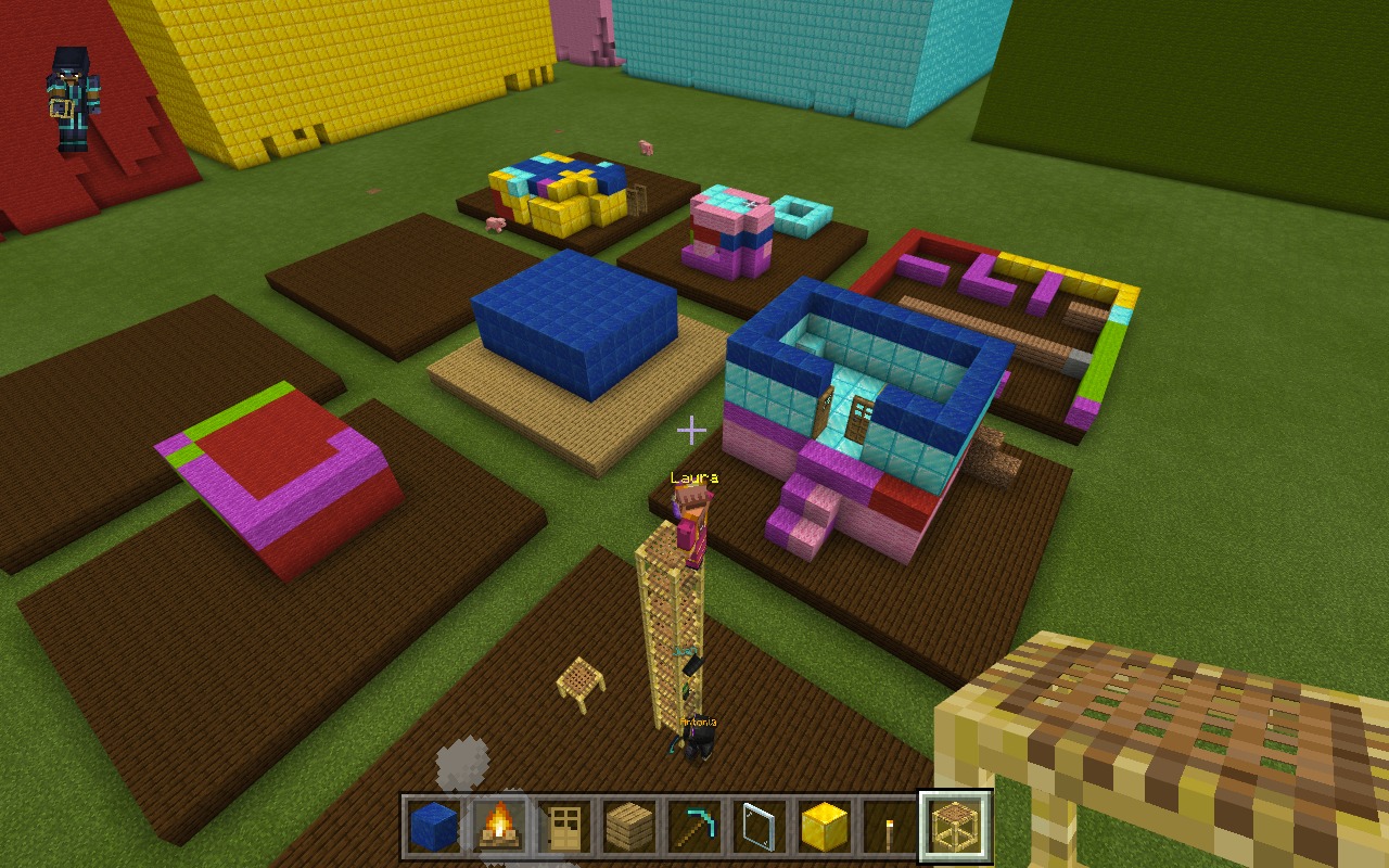 Captura de pantalla de Minecraft