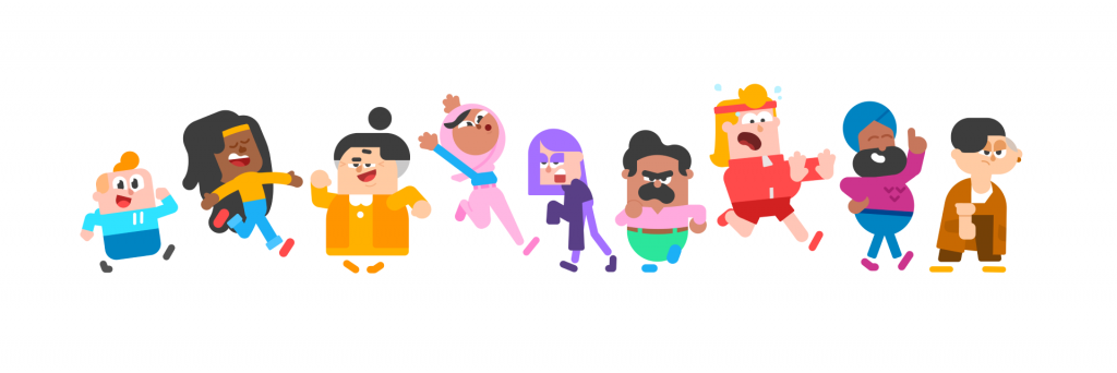 Duolingo creó un elenco de nueve personajes