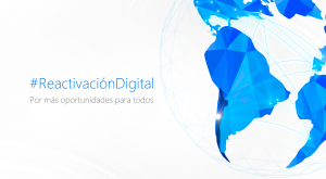 Logo #ReactivaciónDigital del Plan Transforma Chile