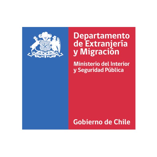 Logo del Departamento de Extranjería y Migración de Chile