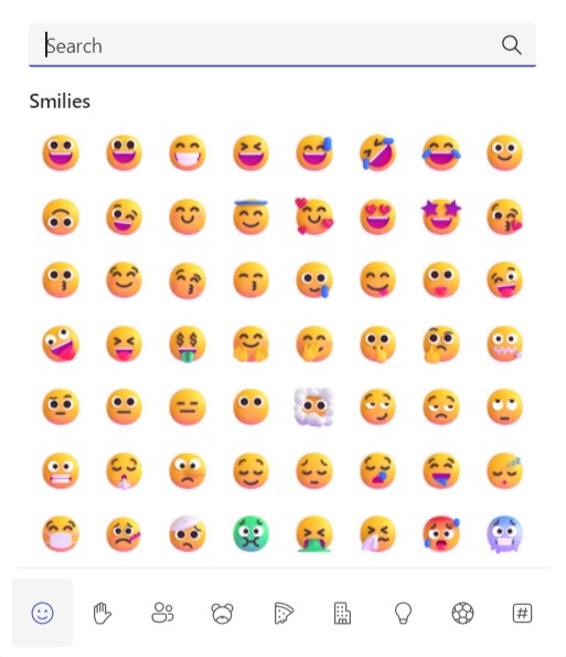 Fluent emojis
