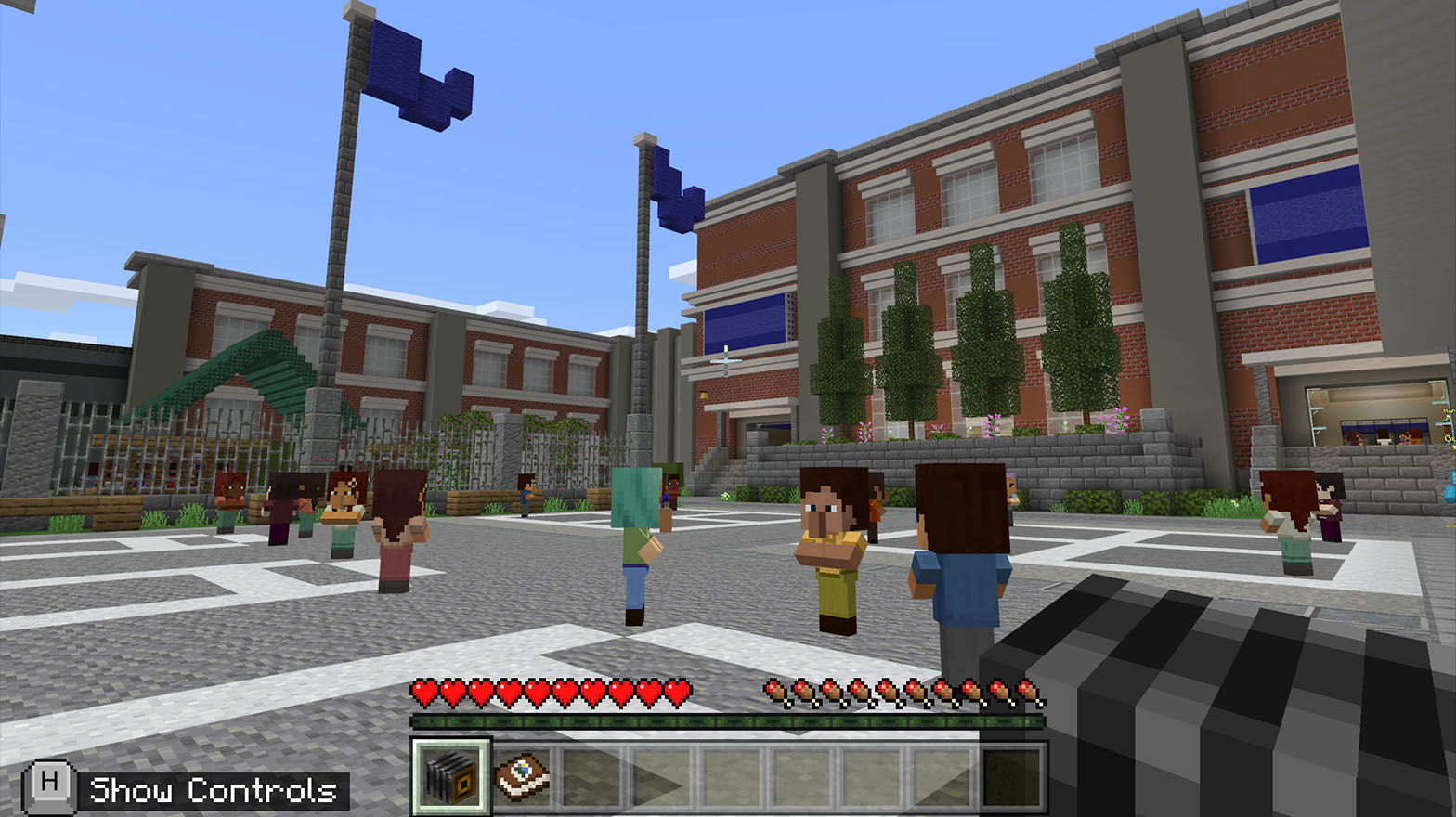 Captura de pantalla de Minecraft: Education Edition.