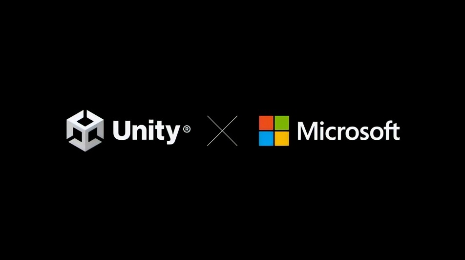 Logos Unity y Microsoft