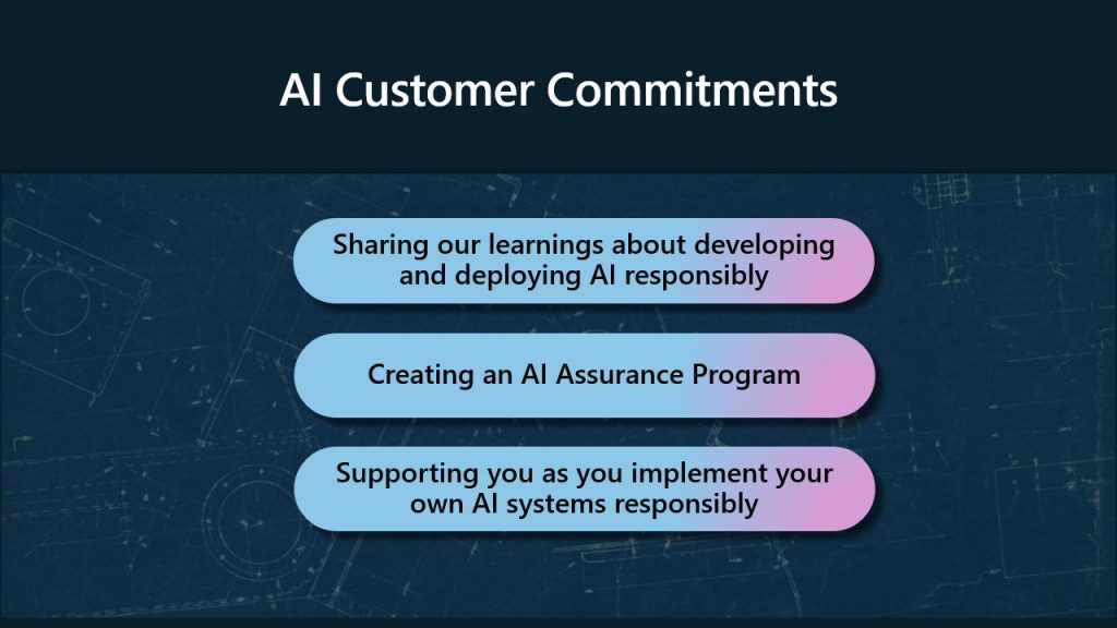 Anunciamos los compromisos con los clientes de IA de Microsoft