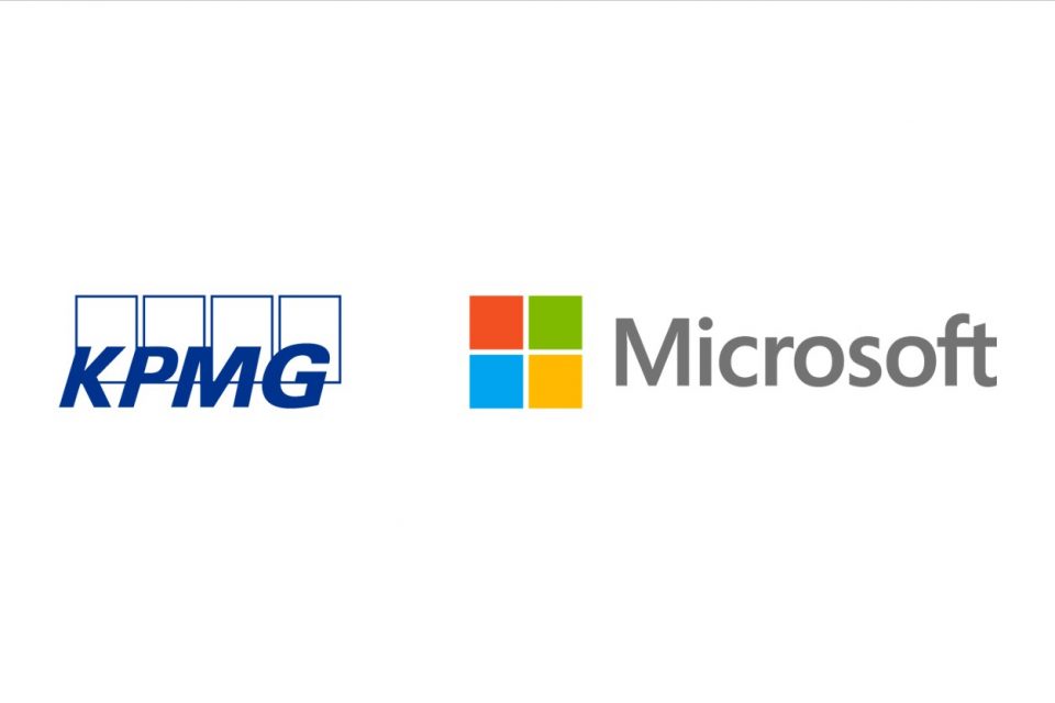 Logos KPMG y Microsoft