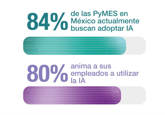 Gráfico de encuesta PyMEs México