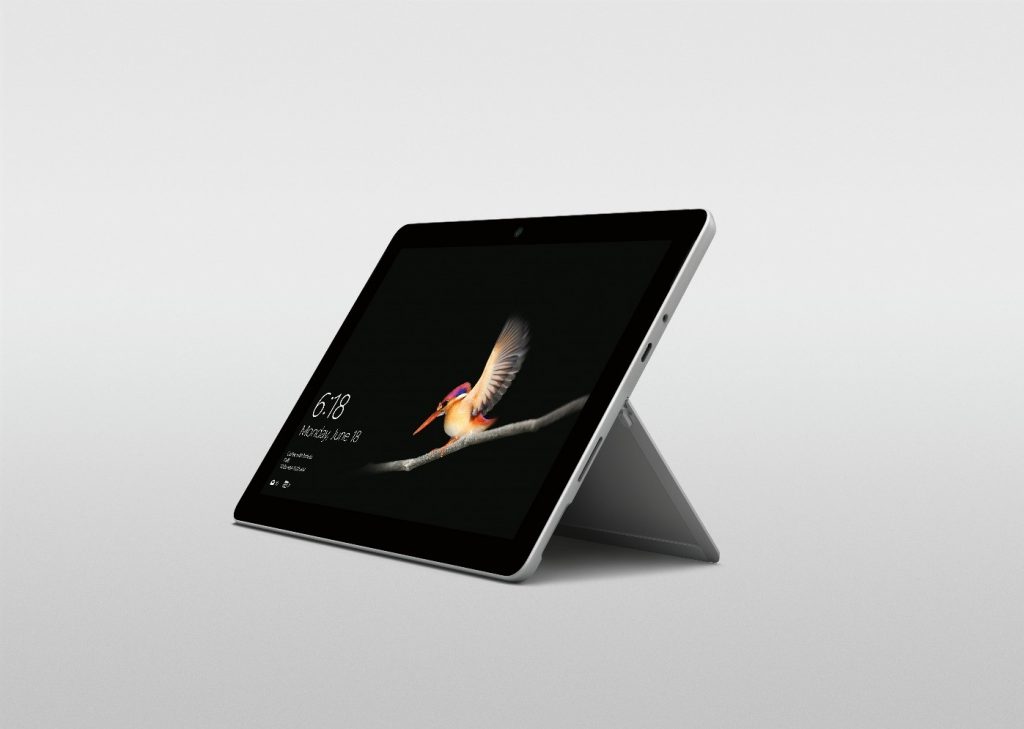 Ein Surface Go im Tablet Modus