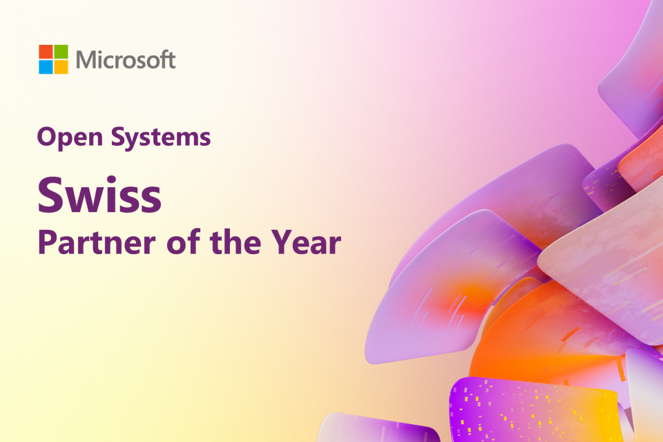 Open Systems est le partenaire national suisse de Microsoft de l’année 2022