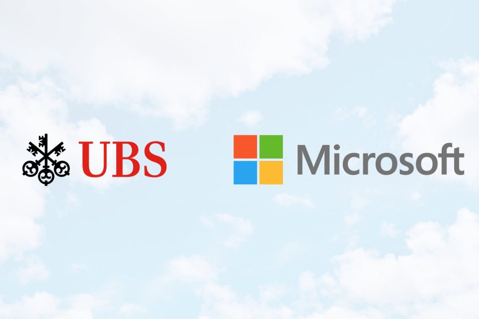 UBS et Microsoft annoncent l’extension pionnière de leur partenariat cloud