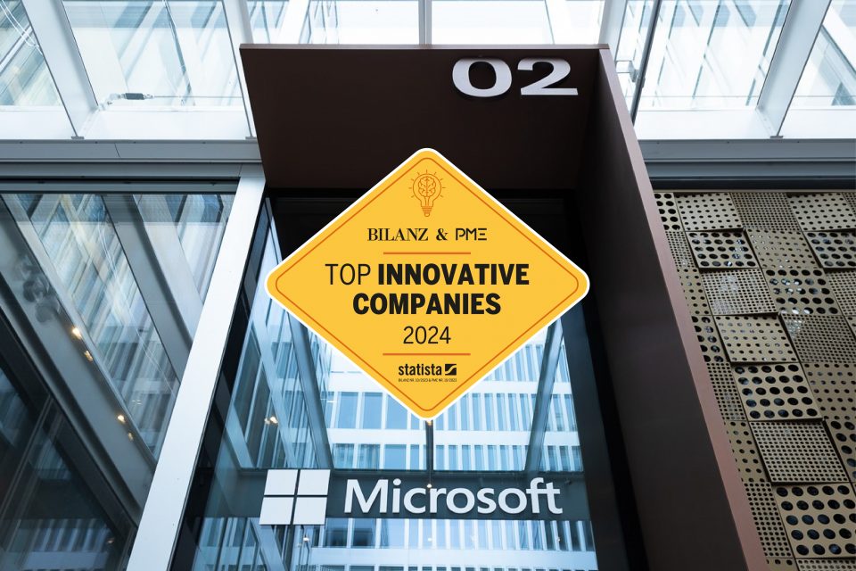 Microsoft Suisse est l’entreprise internationale la plus innovante en Suisse 2024