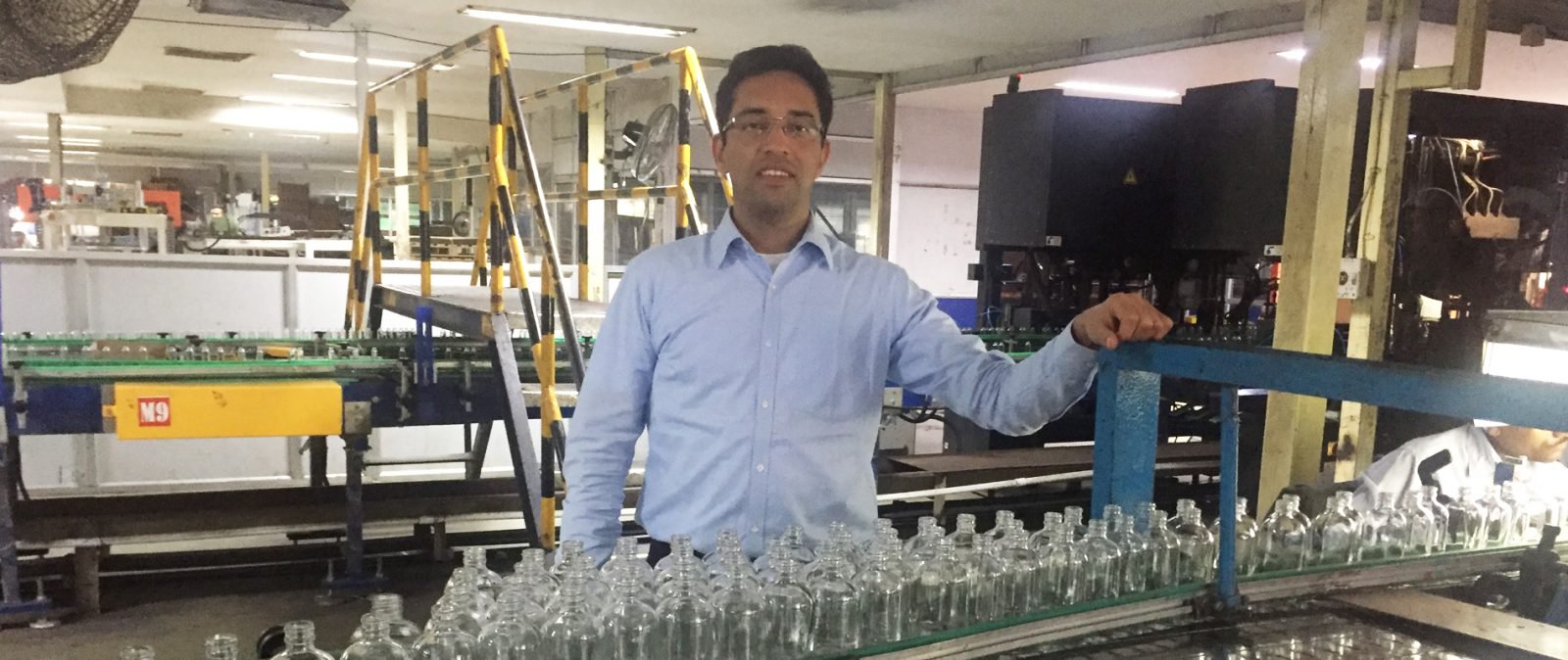 Poorav Sheth, diretor executivo digital da Piramal Glass
