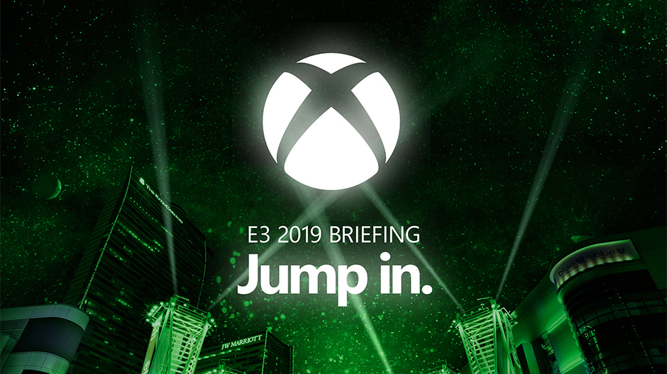 Ilustração chamando para a participação do Xbox na E3.