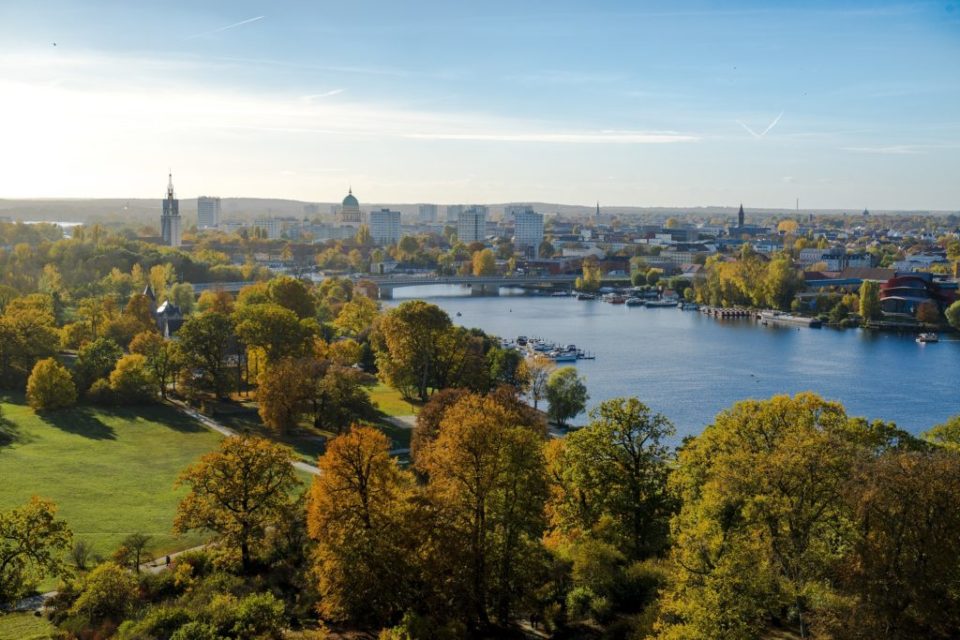 Vista da cidade de Hamburgo.