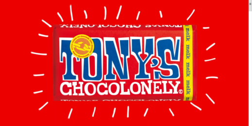 Embalagem de chocolate da Tony's Chocolonely