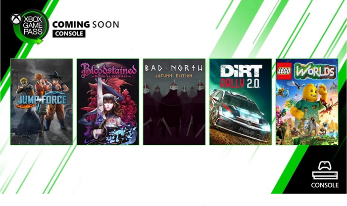 Telas de jogos que chegarão em breve ao Xbox Game Pass.
