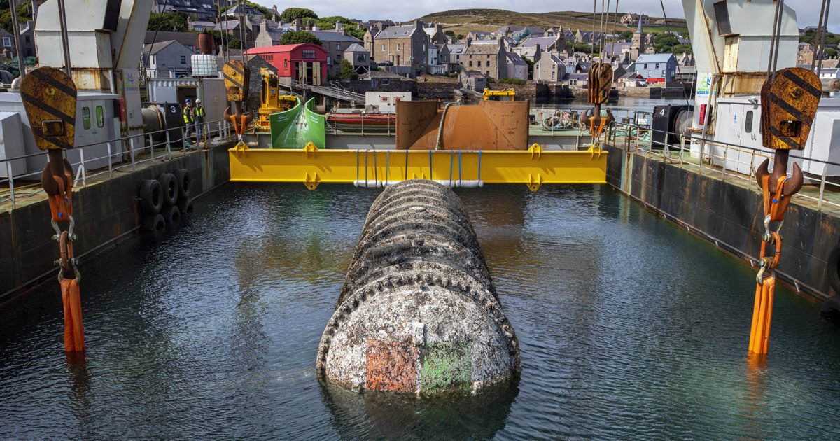 Project Natick, Vessel retrieval Stromness, Orkney. Microsoft - Tuesday 7th to Wednesday 15th of July 2020