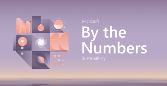 Microsoft by the numbers. Sustainability