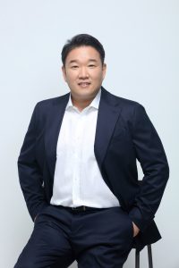 Asian male business executive profile shot