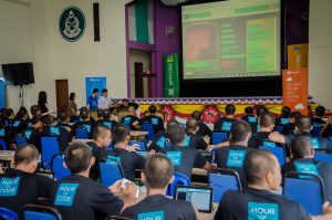 Hour of Code with inmates from the Henry Gurney Prison School, Malacca