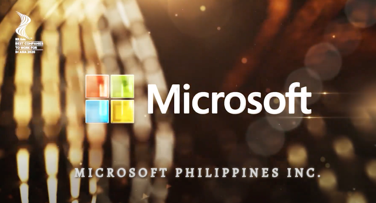 Microsoft wins at HR Asia 2020 Awards