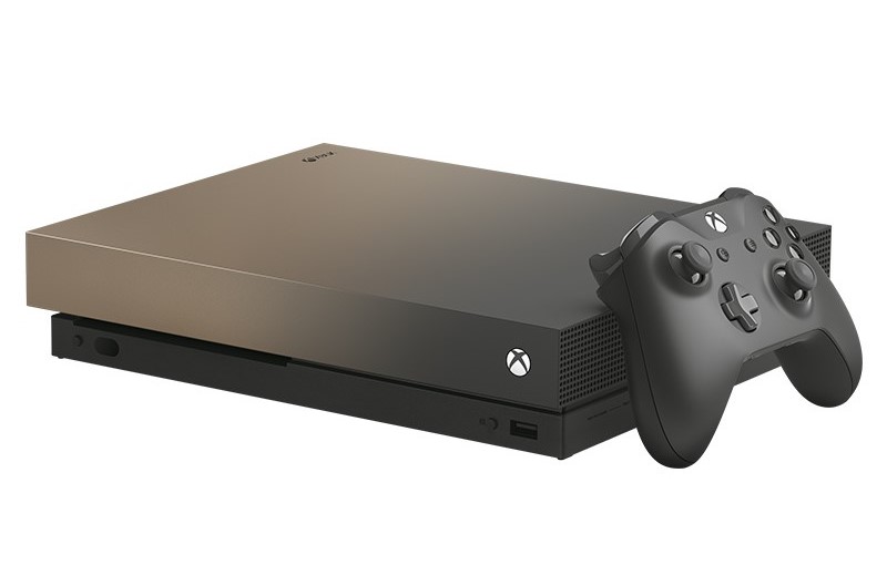 Xbox One X 渐变金特别版