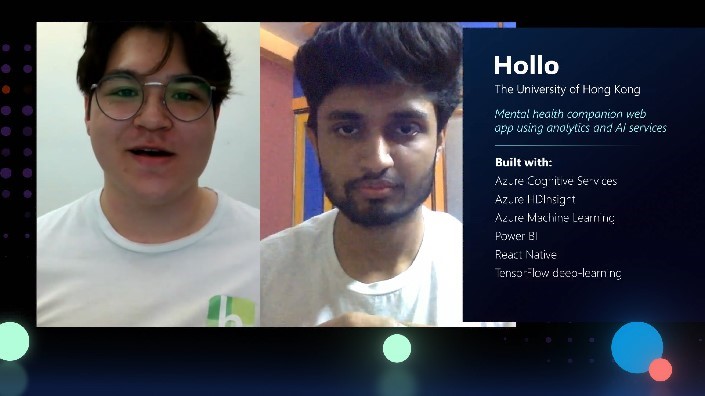 中国香港学生团队 Hollo 勇夺 2020 微软“创新杯”全球总冠军