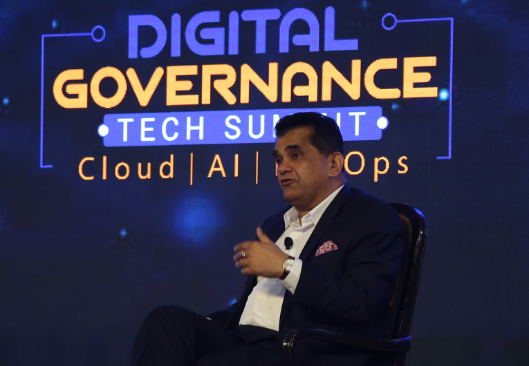 Amitabh Kant, CEO, NITI Aayog, during a discussion at at the Digital Governance Tech Summit 2019
