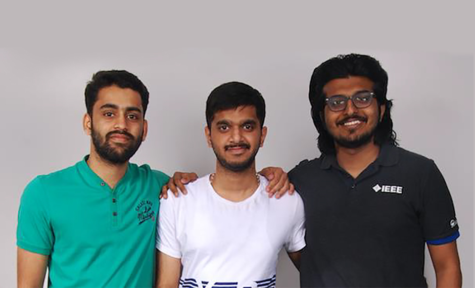 L-R (VR Karthik, Hemant Joshi, Hemant H Kumar of Team Blume from India has emerged as the runner up at this year’s Imagine Cup Asia finals
