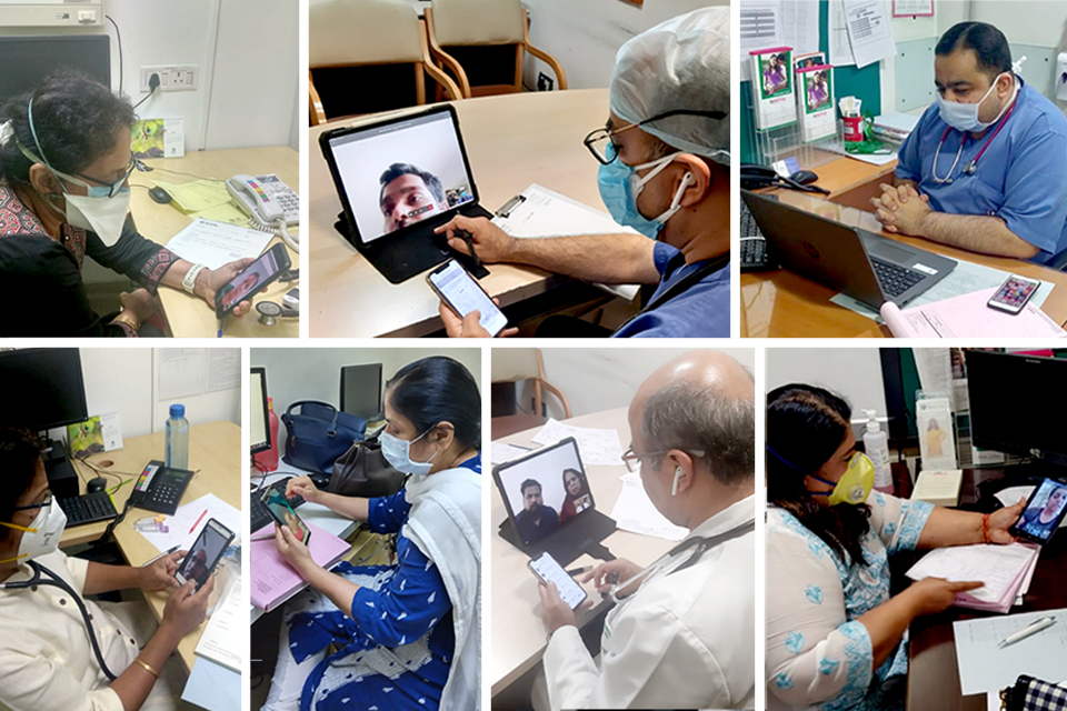 Doctors at Fortis Heathcare using Microsoft Teams for virtual consultations