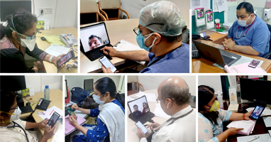Doctors at Fortis Healthcare using Microsoft Teams for