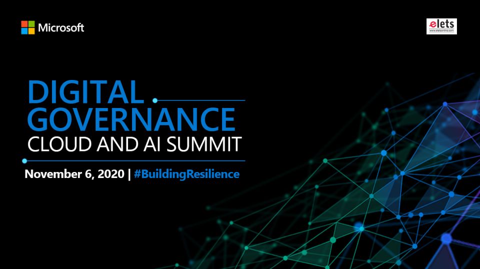 A banner for the Digital Governance Cloud and AI Summit