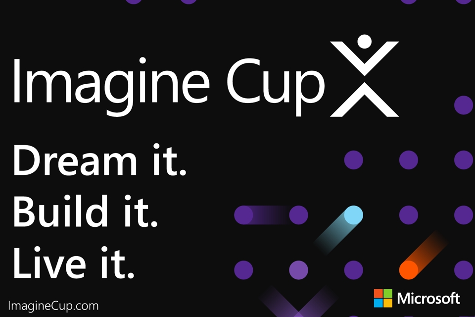 A promotional poster for the Imagine Cup India.