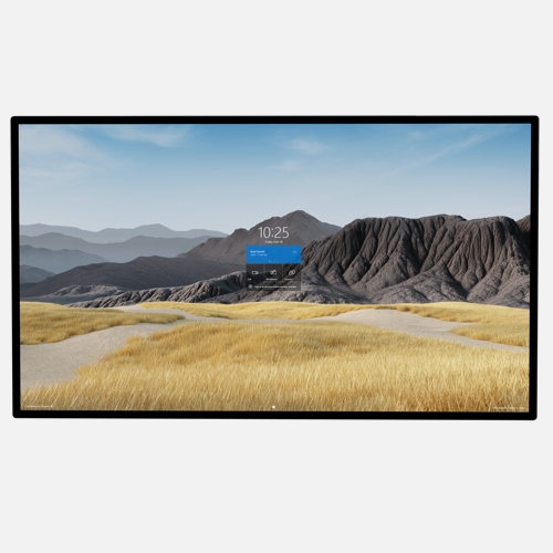 Render of the latest Microsoft Surface Hub 2S 85"
