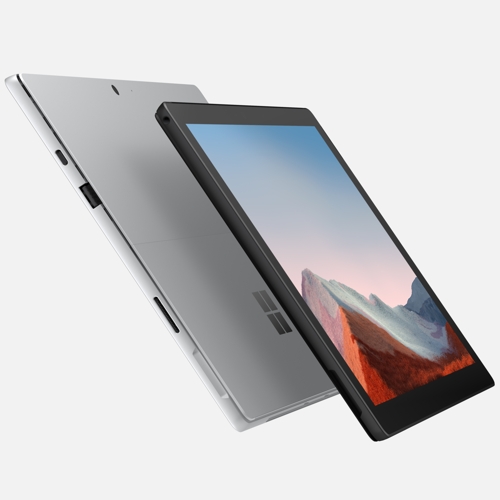 Render of the latest Microsoft Surface Pro 7+