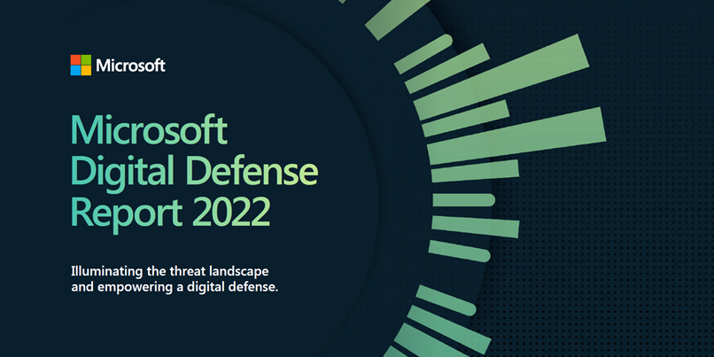 Microsoft Digital Defense Report 2022 graphic