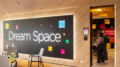 Photograph of the Dream Space room in Microsoft headquarter, in Lisbon