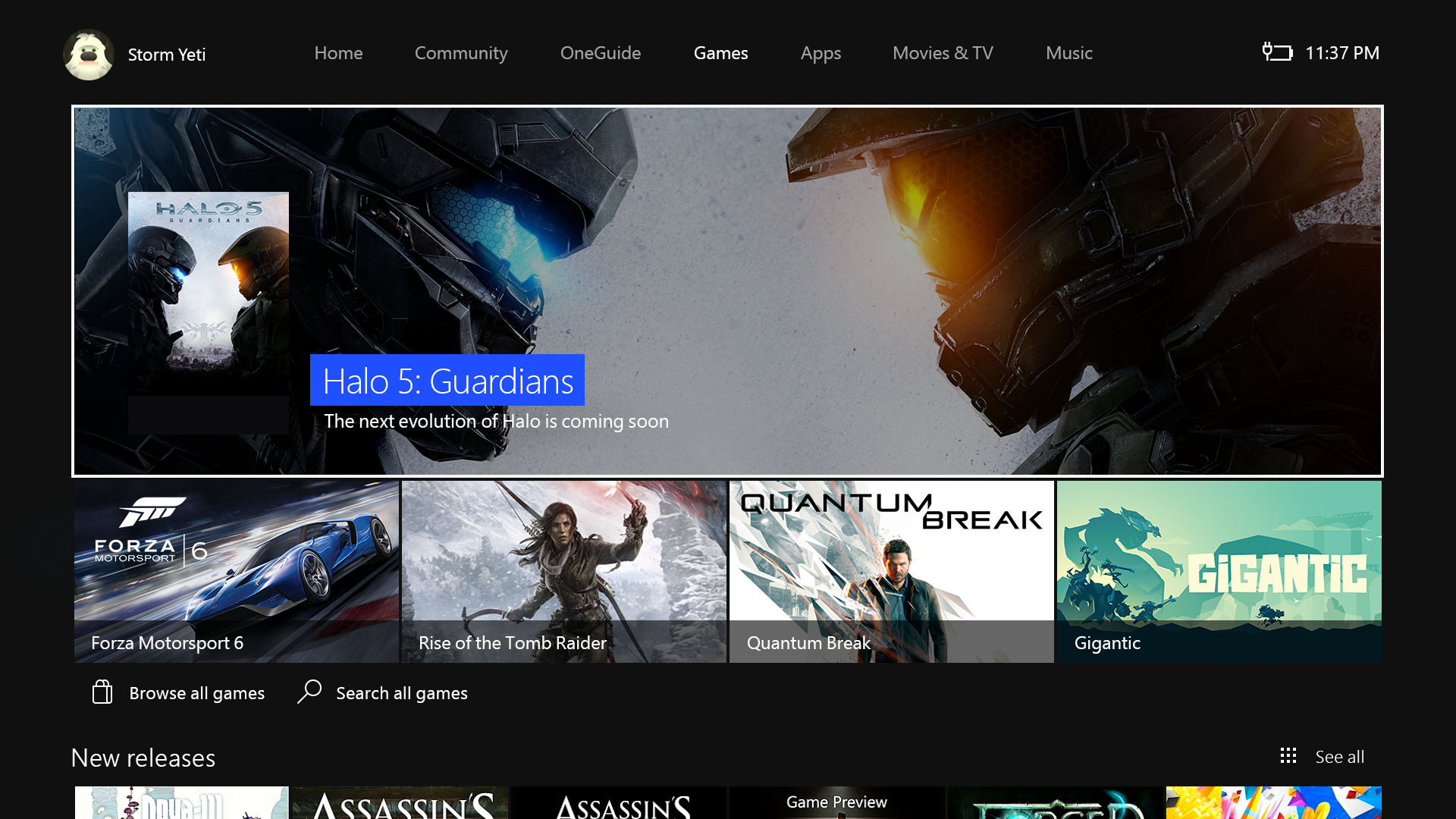 Новые игры на Xbox one. Квантум геймс. Добро пожаловать в New Xbox experience. Game app.
