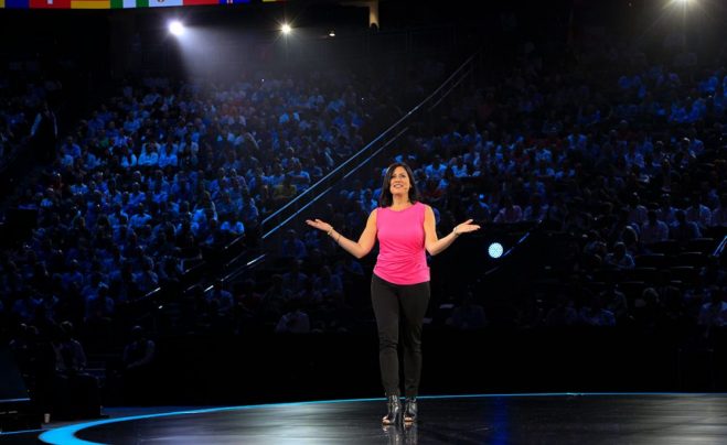 Гавриэлла Шустер, вице-президент Microsoft на конференции Inspire 2018