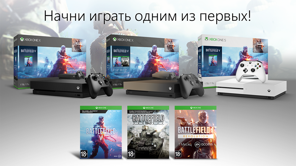 рекламный постер игры Battlefield V
