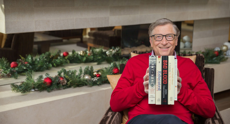 Билл Гейтс и 5 книг ,которые ему понарвились в 2018 году